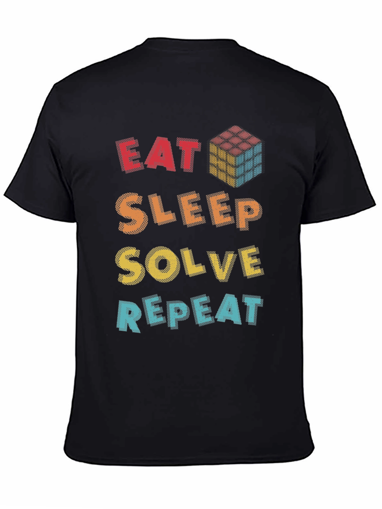 Eat Sleep Solve Repeat T-Shirt - Puzzle Solver Tee