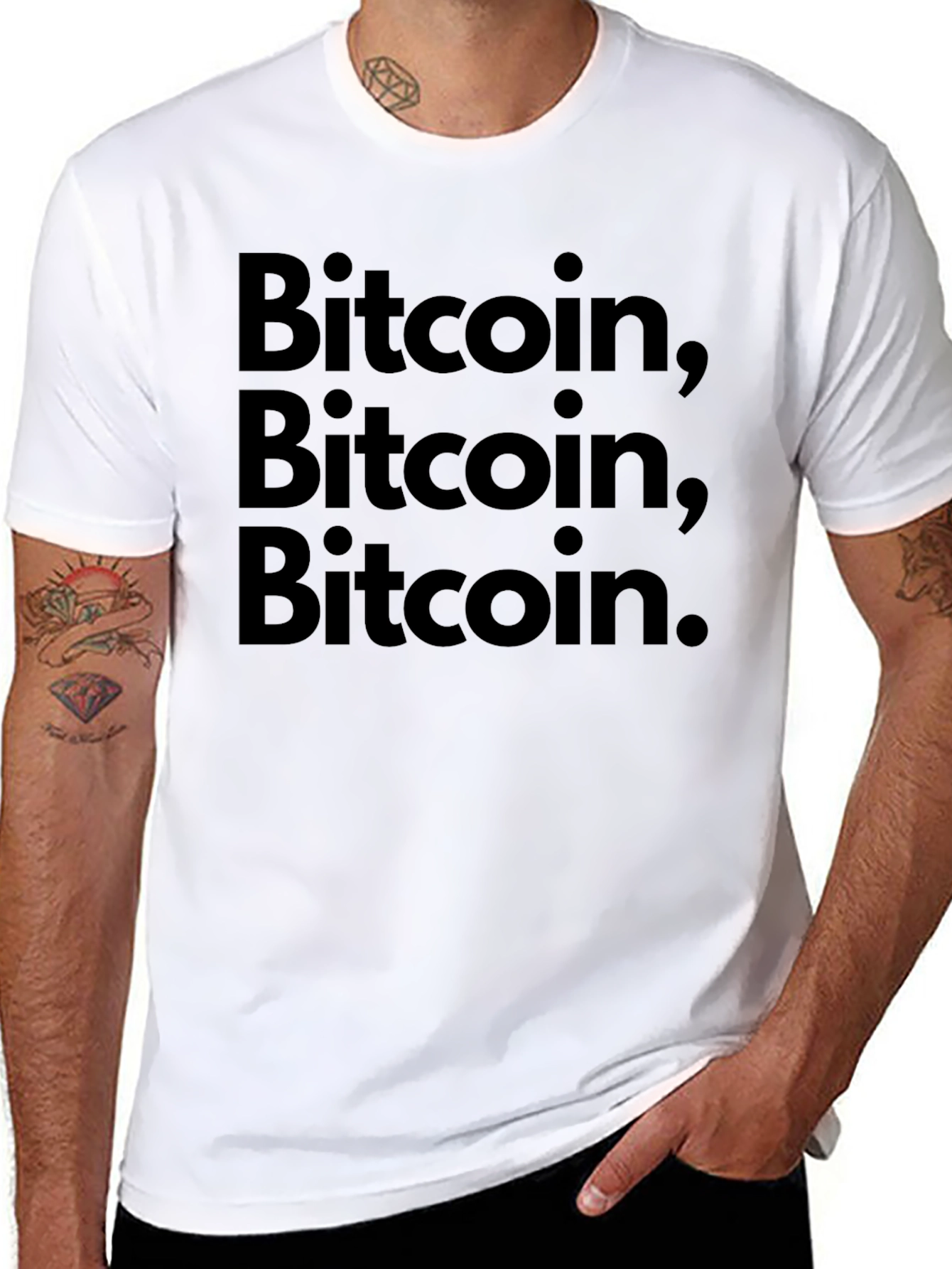 Bitcoin Enthusiast T-Shirt - Black Crypto Tee