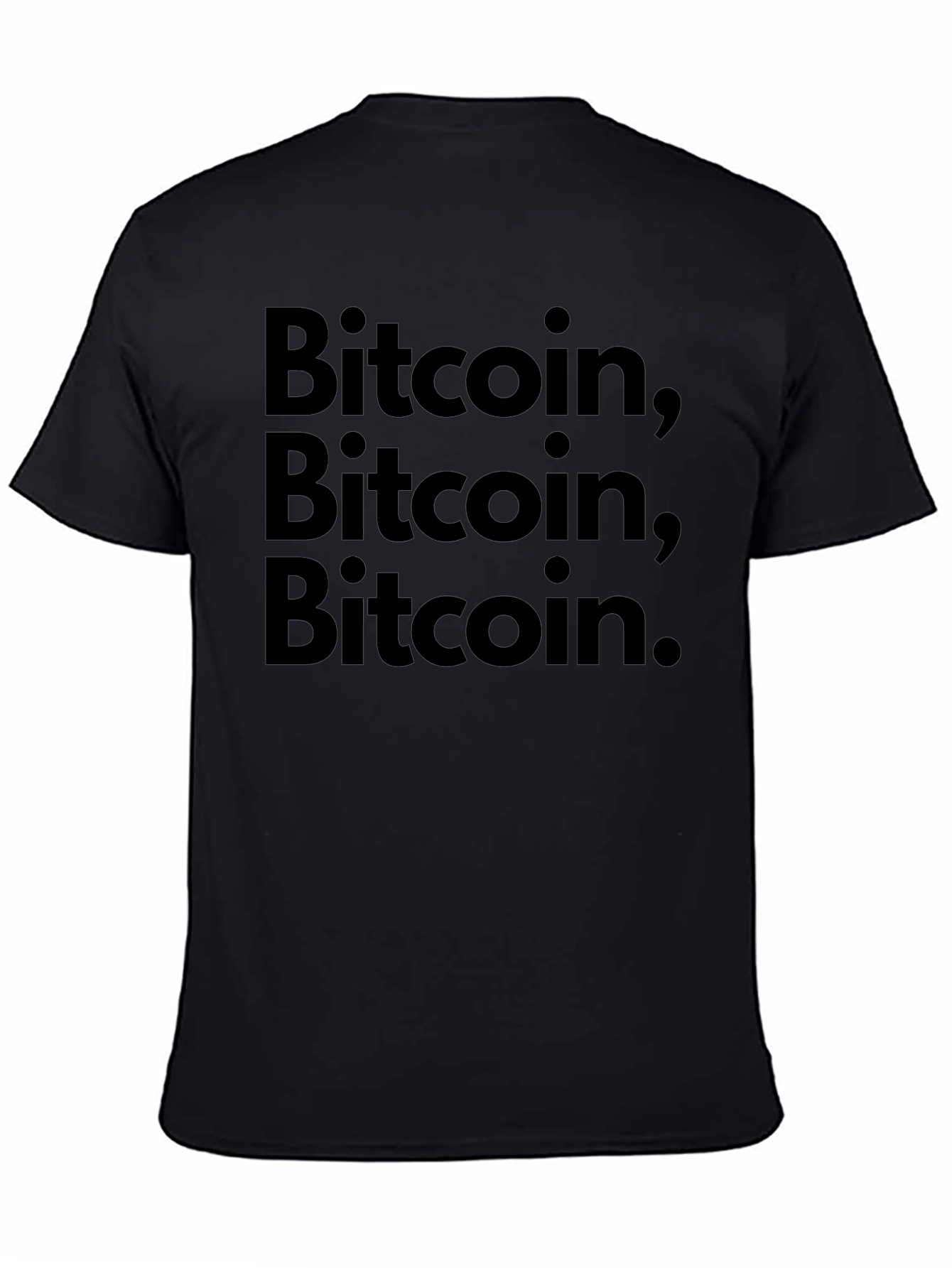 Bitcoin Enthusiast T-Shirt - Black Crypto Tee