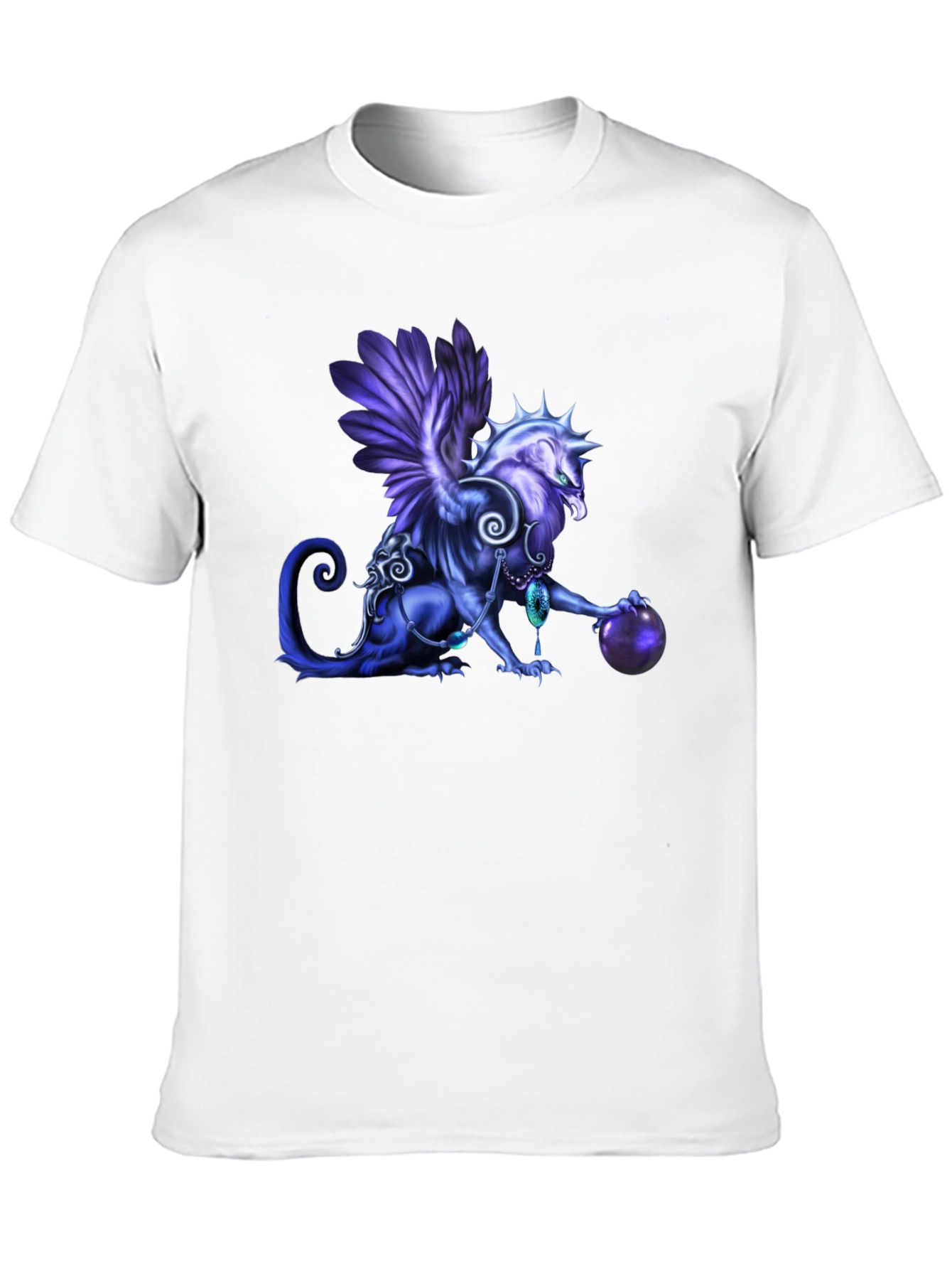 Mystic Griffin Graphic Tee - Unique Fantasy Art Shirt