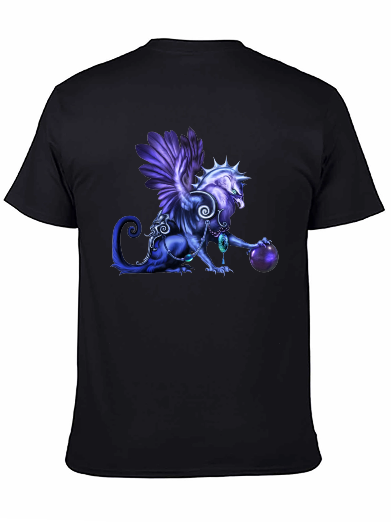 Mystic Griffin Graphic Tee - Unique Fantasy Art Shirt