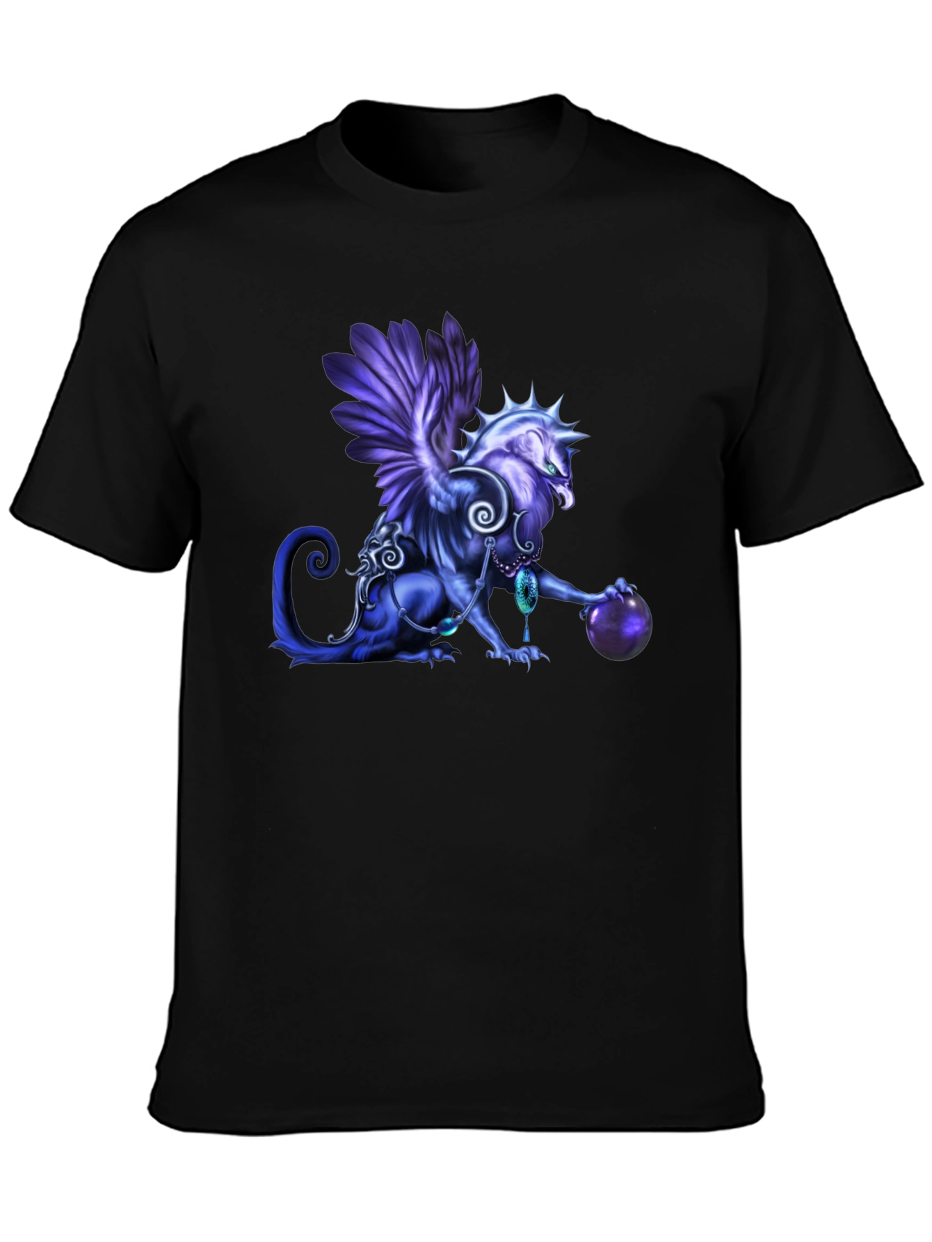 Mystic Griffin Graphic Tee - Unique Fantasy Art Shirt