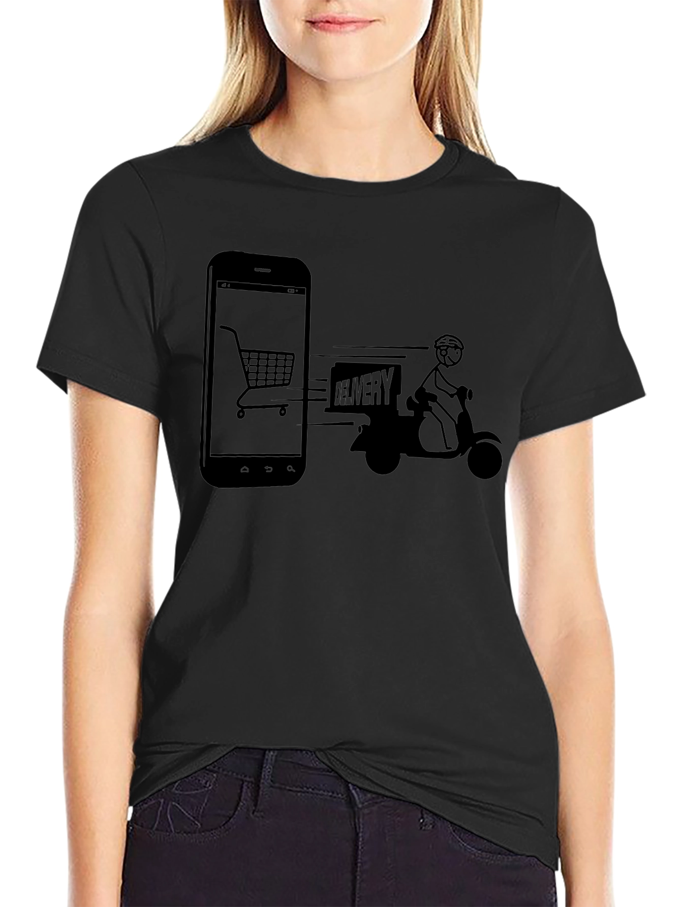 Online Shopping Delivery T-Shirt