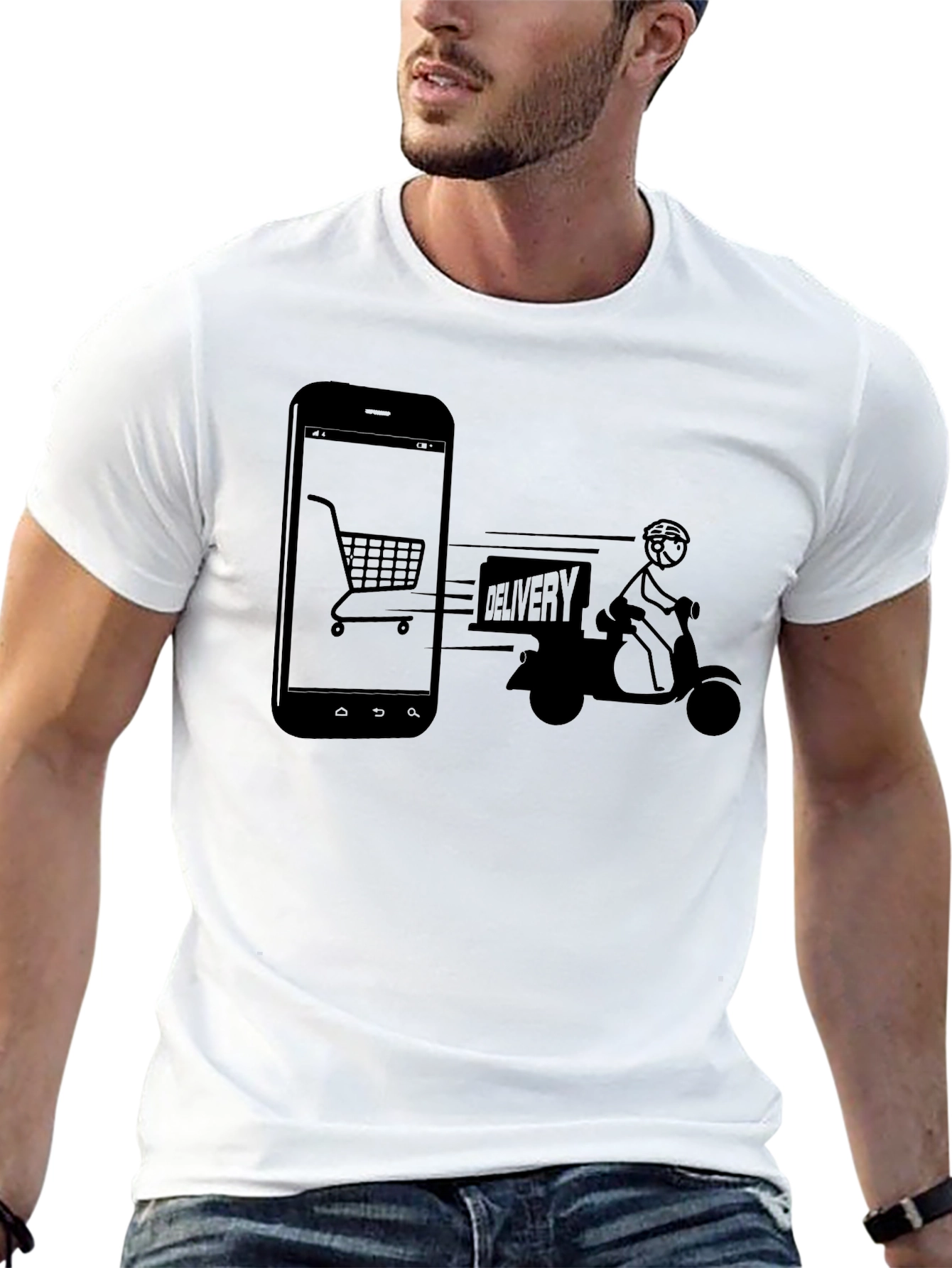 Online Shopping Delivery T-Shirt