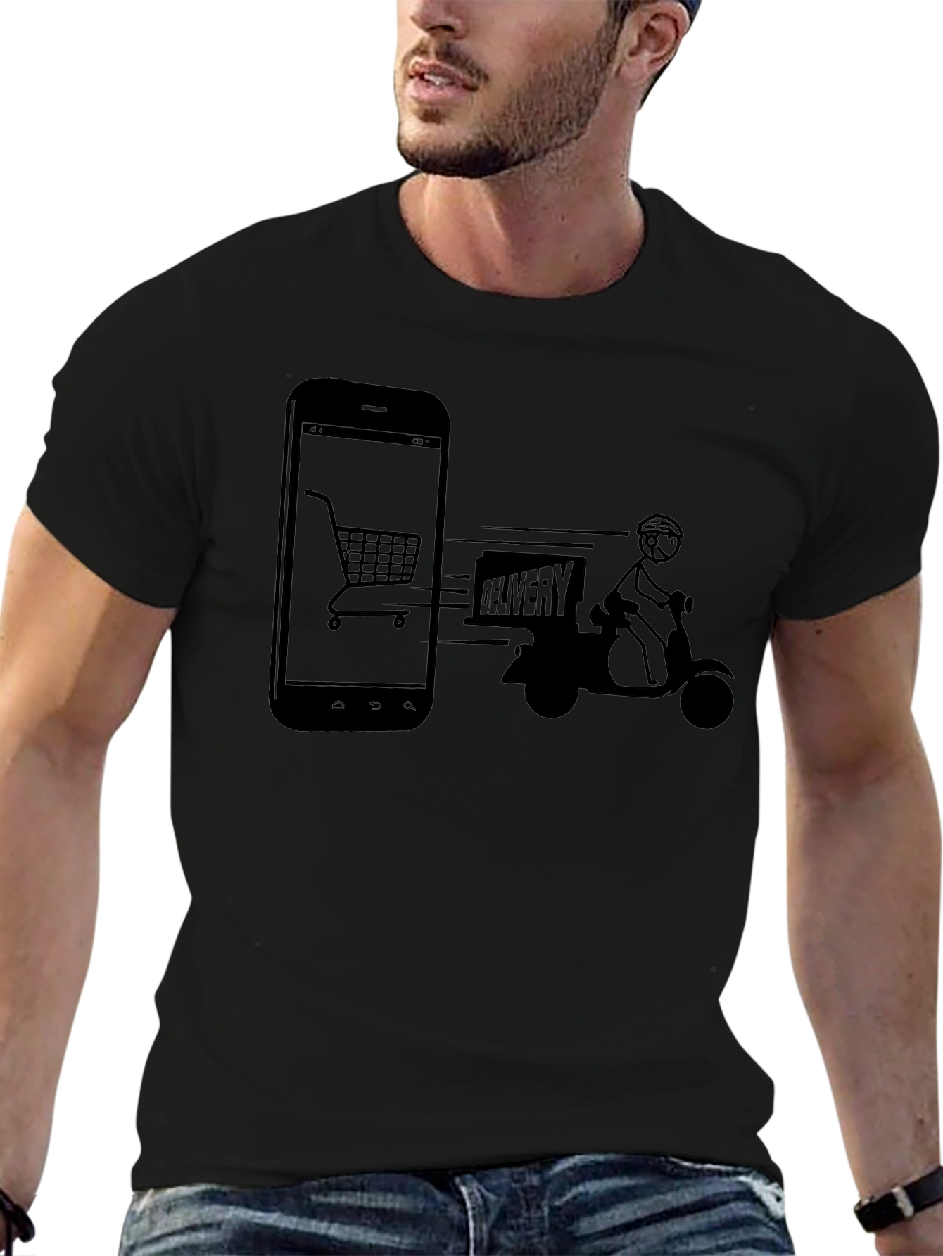 Online Shopping Delivery T-Shirt