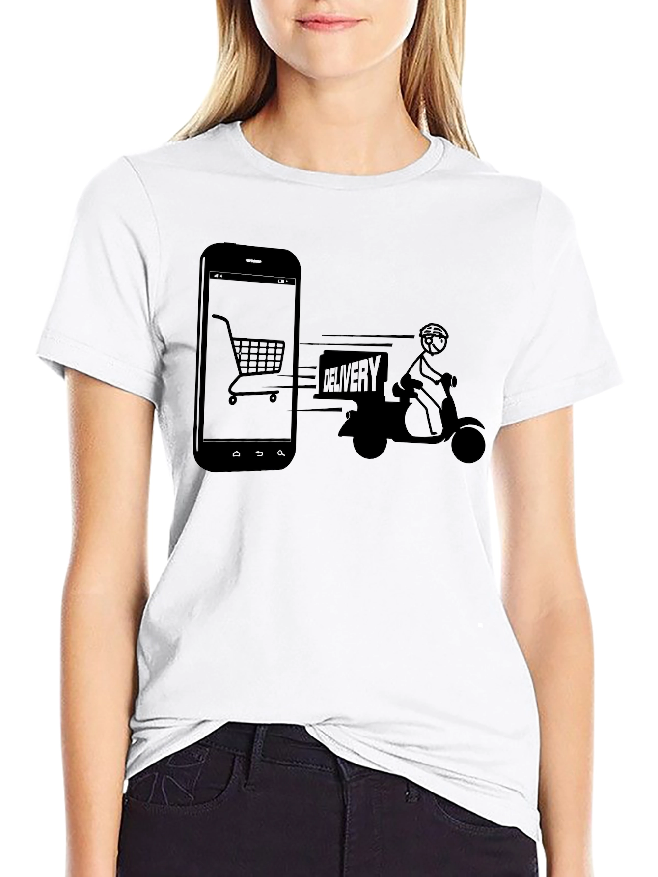 Online Shopping Delivery T-Shirt