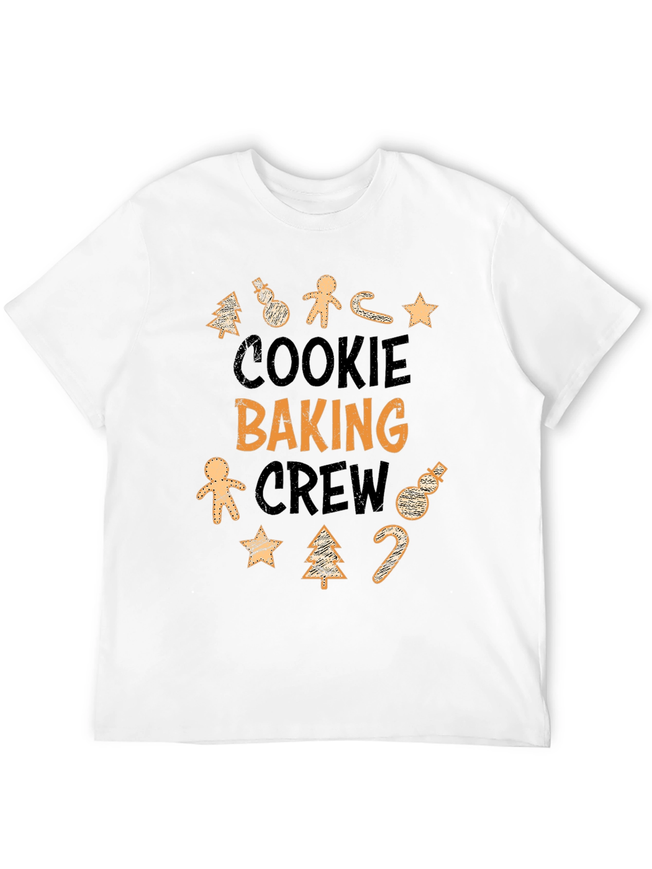 Cookie Baking Crew Black Graphic T-Shirt