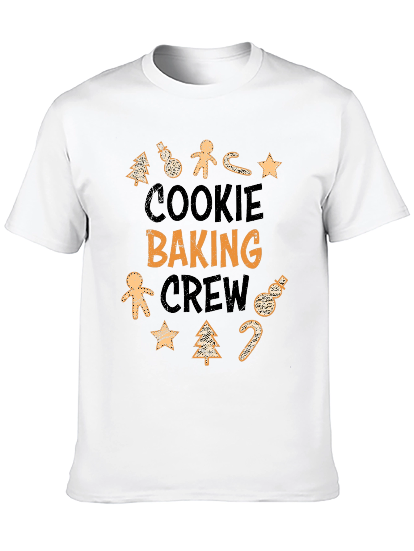 Cookie Baking Crew Black Graphic T-Shirt