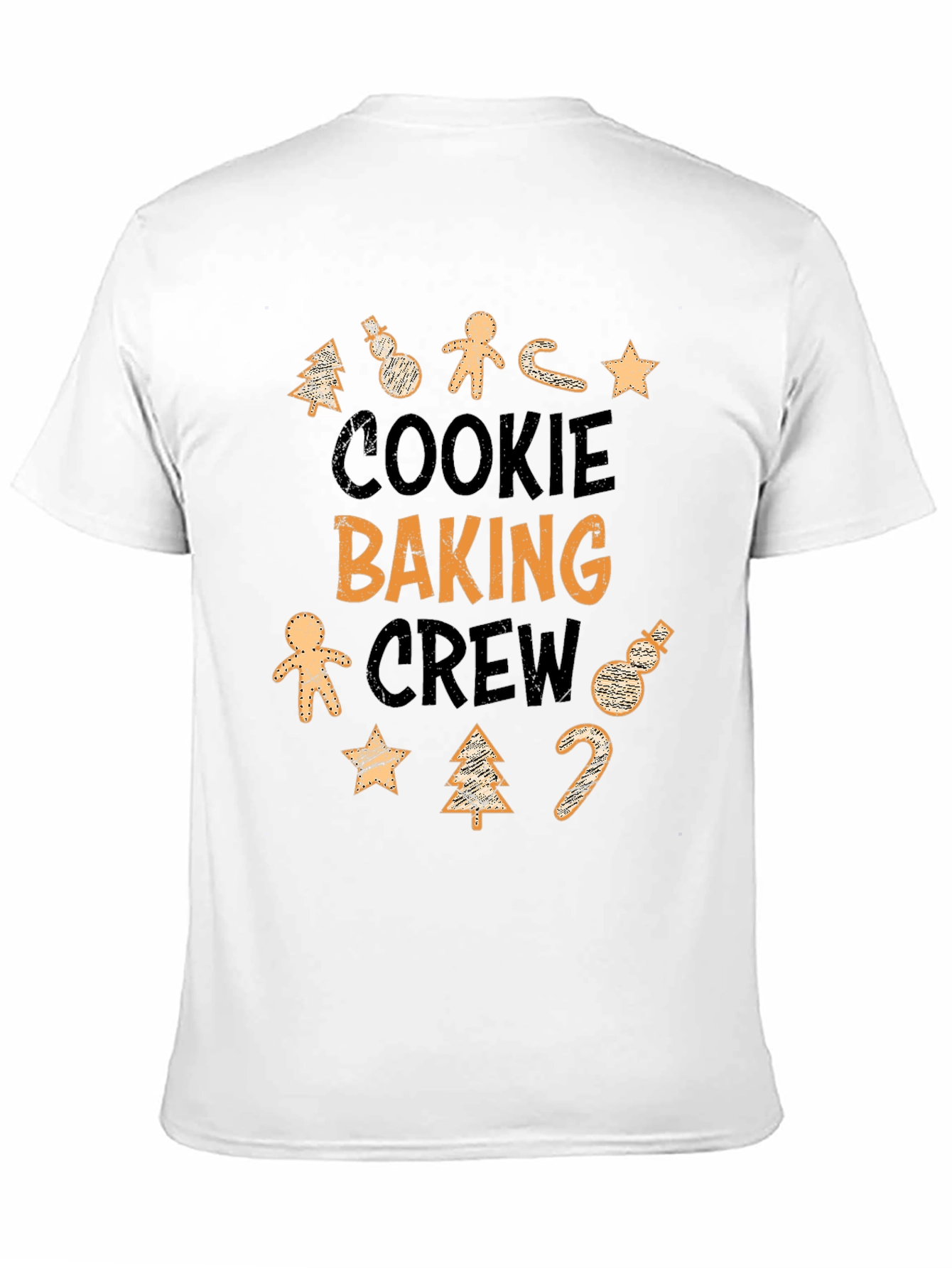 Cookie Baking Crew Black Graphic T-Shirt